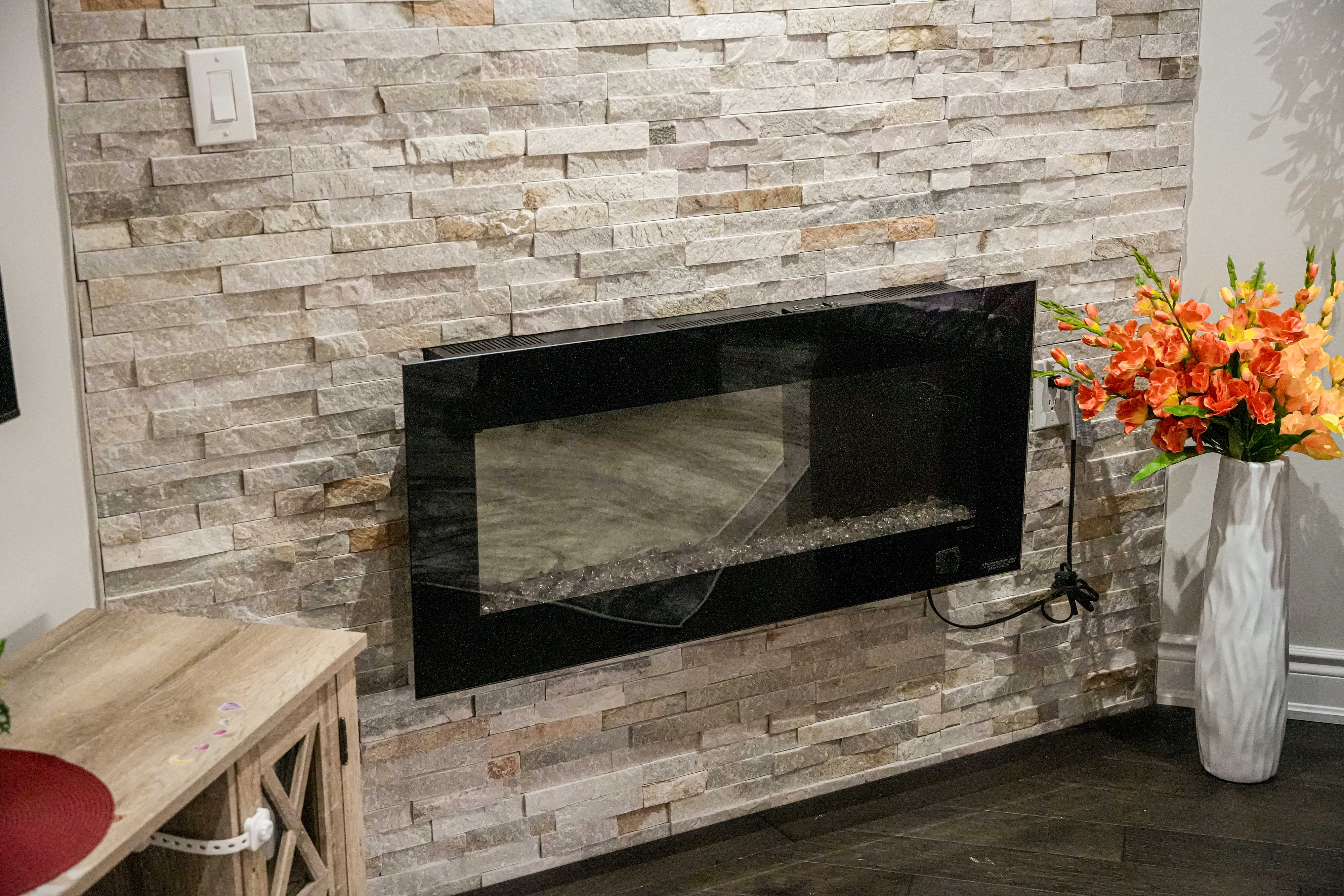 Electric Fireplace Detail