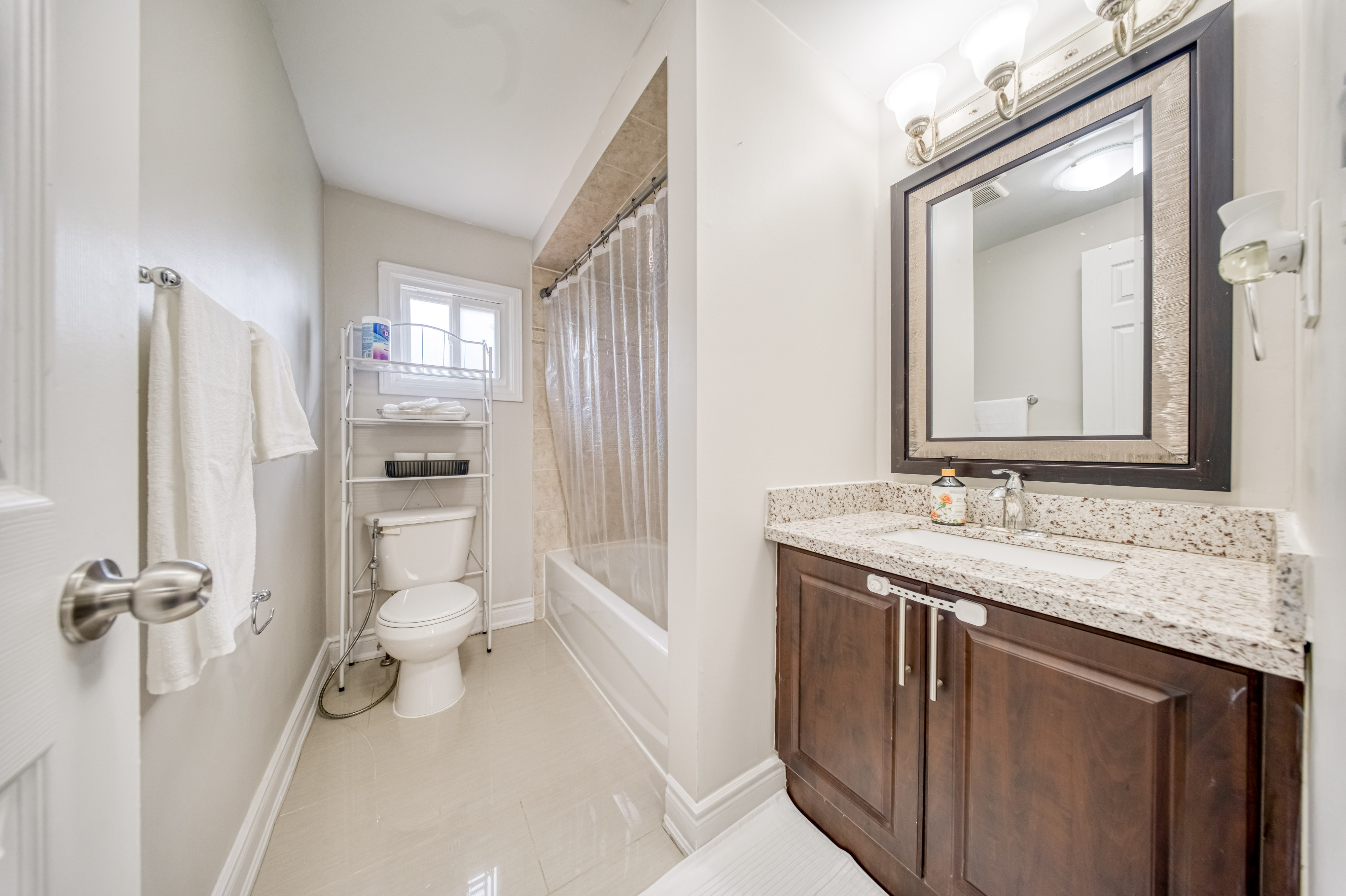 Bathroom Vanity and Shower Tub