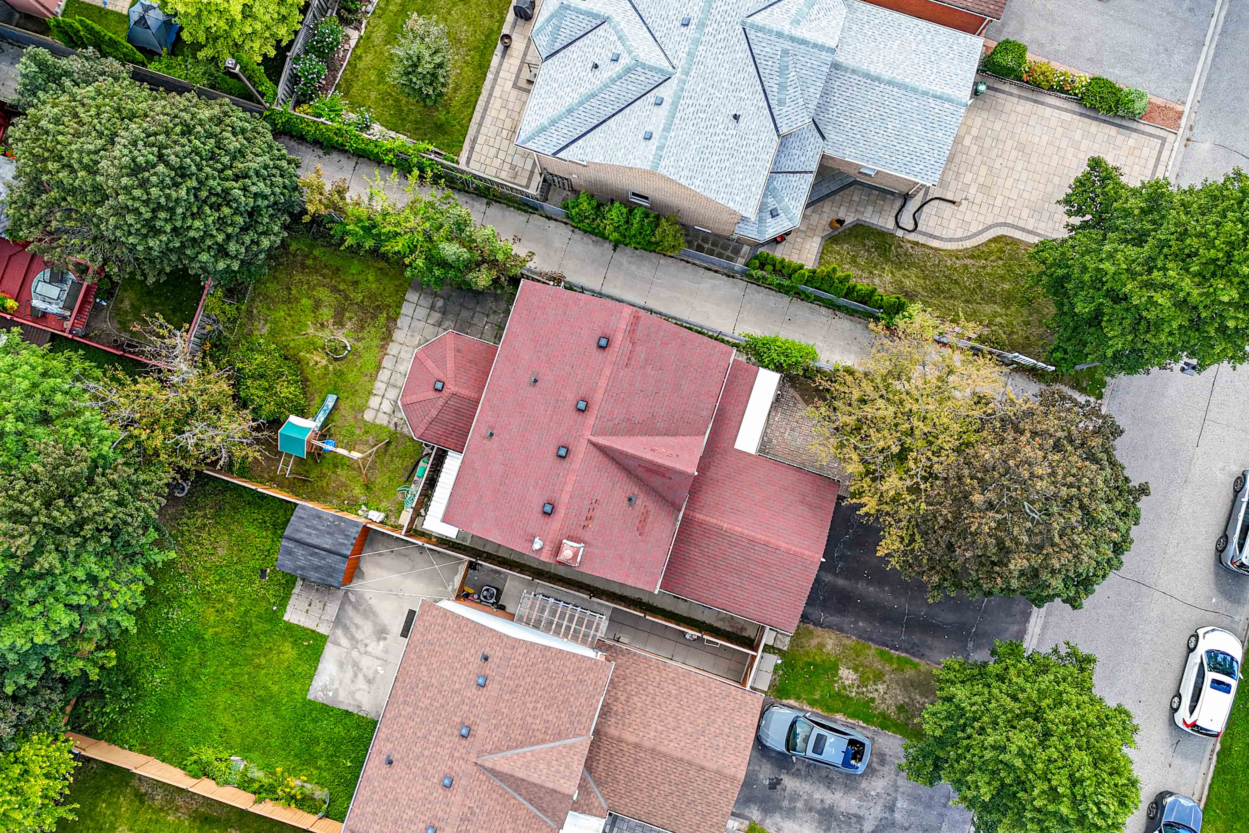 Top-Down Aerial Property Shot